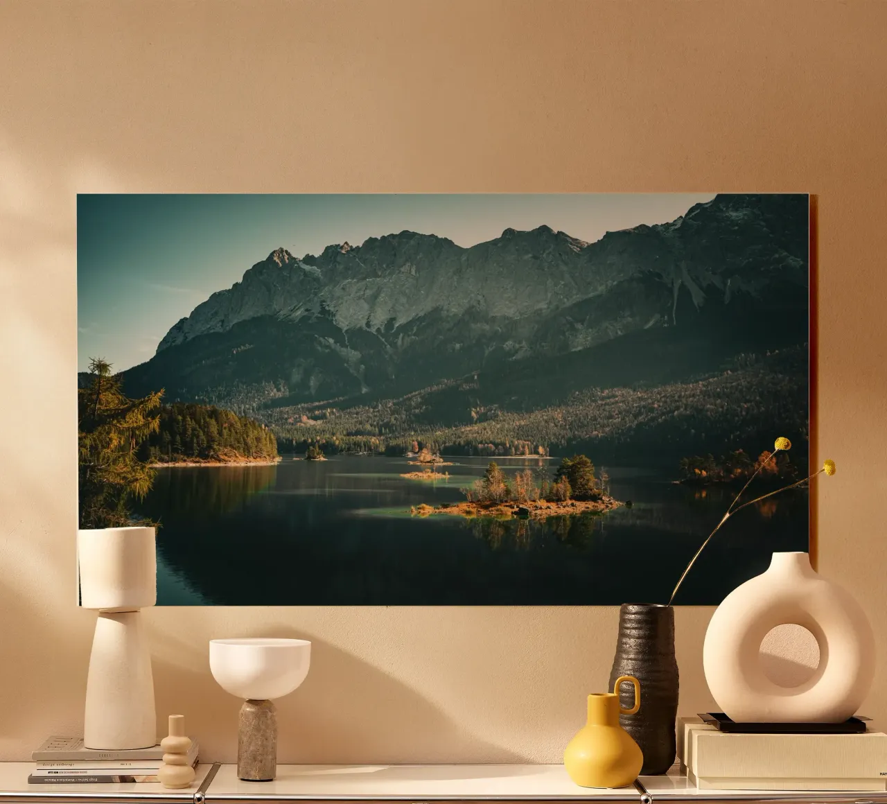 Eibsee Acryl-Glas von Flo Klein
