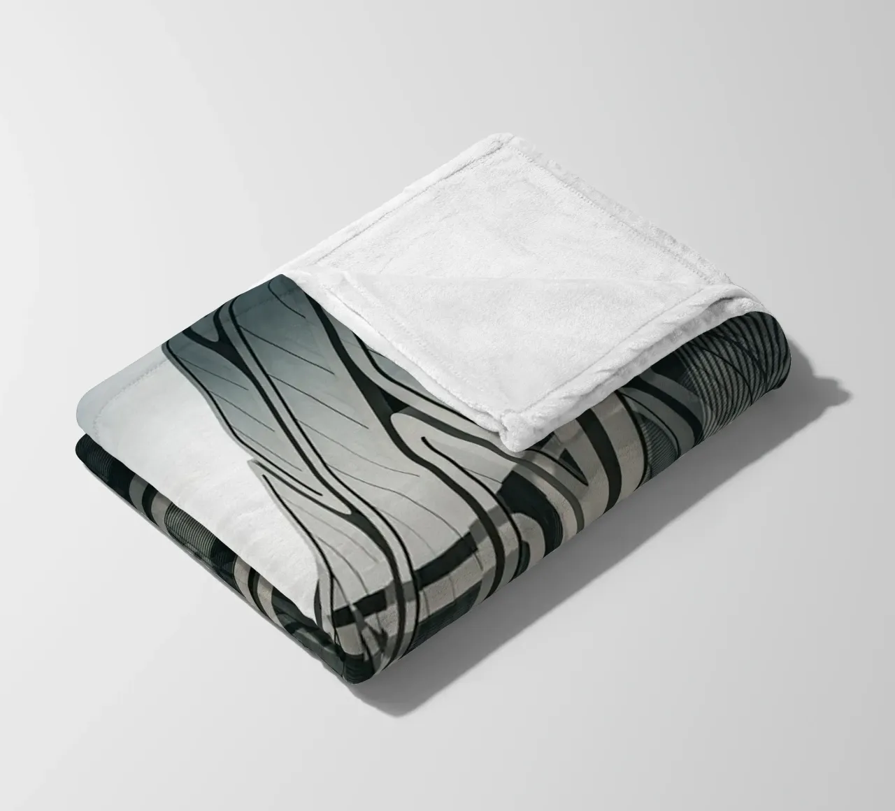 Wave coperta in pile da Flo Klein