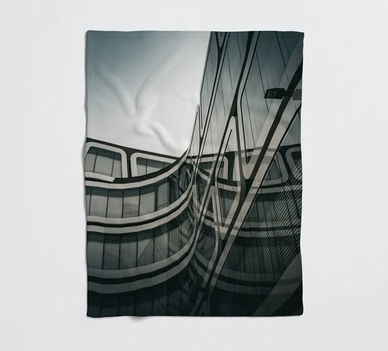 Wave coperta in pile da Flo Klein
