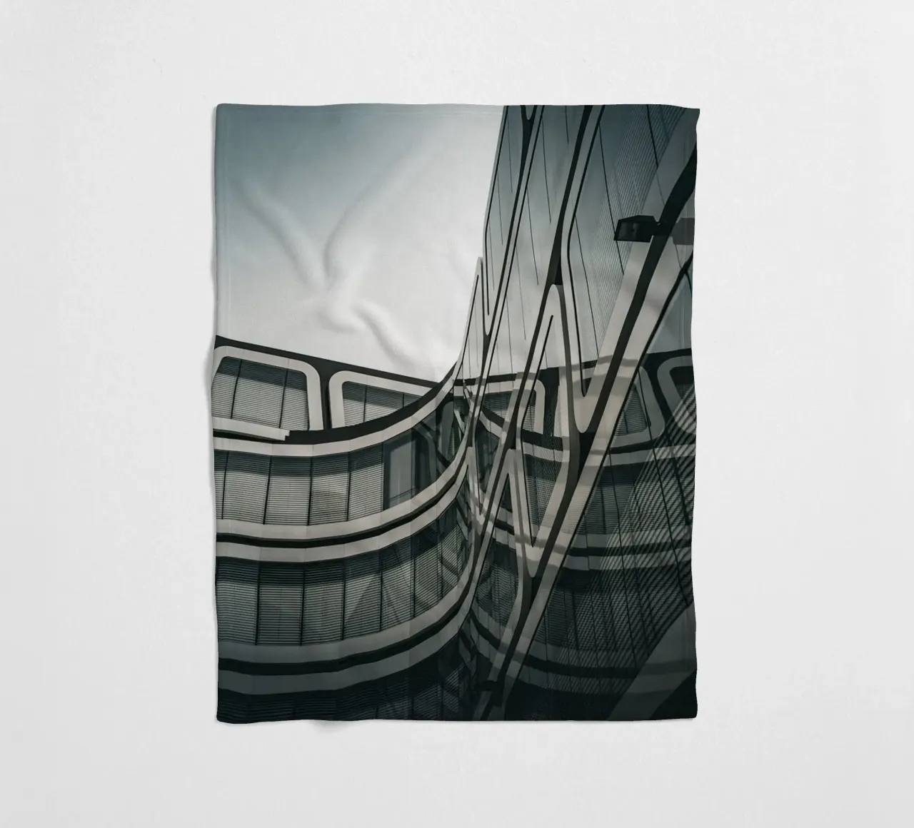 Wave coperta in pile da Flo Klein