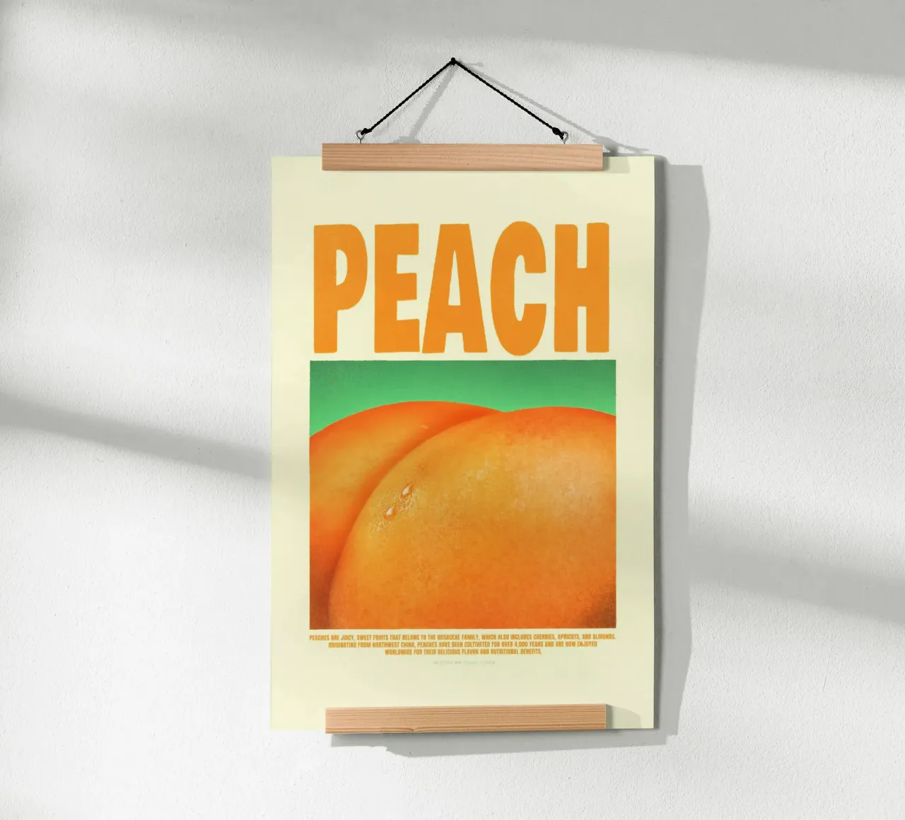 Perzik poster van Jonas Loose