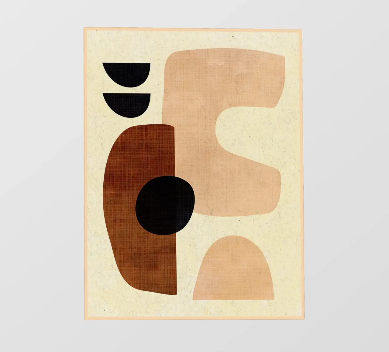 forme astratte semicerchi telo in pvc da CourtneyStudio
