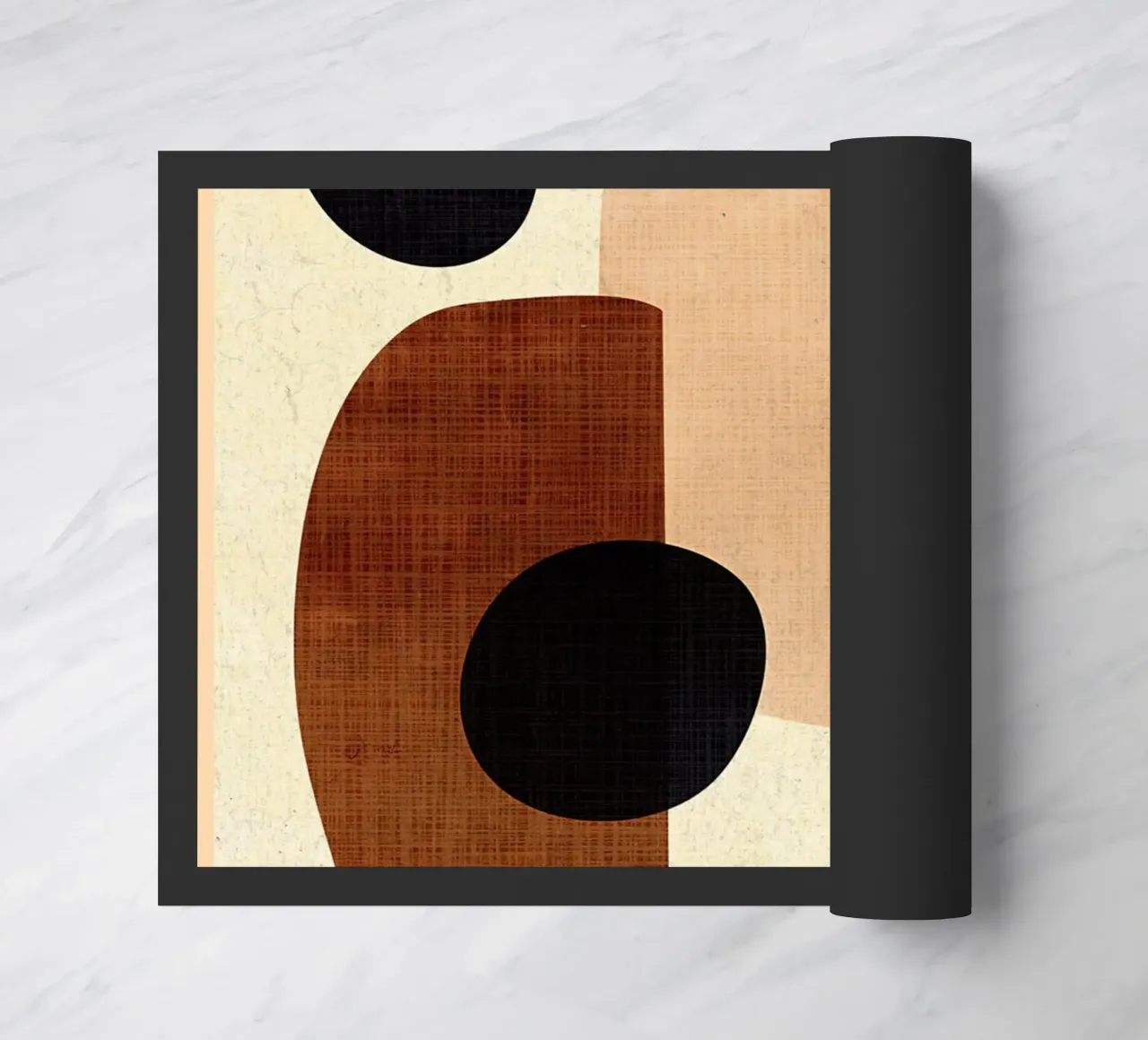 forme astratte semicerchi zerbino da CourtneyStudio