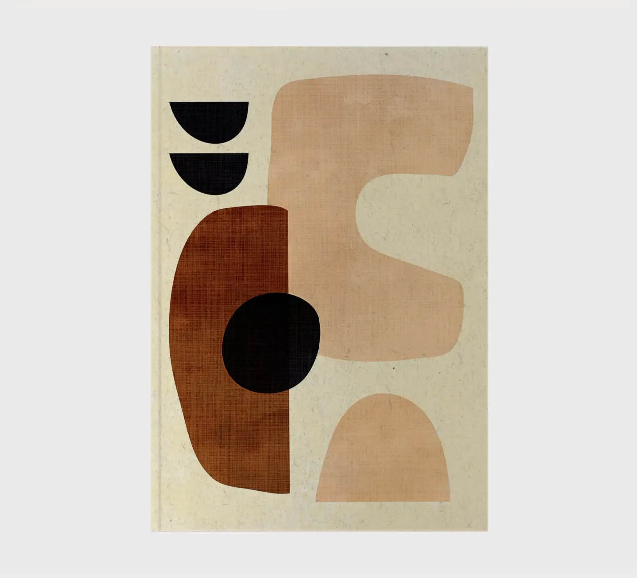 shapes abstract forms semi-circles notebook by CourtneyStudio