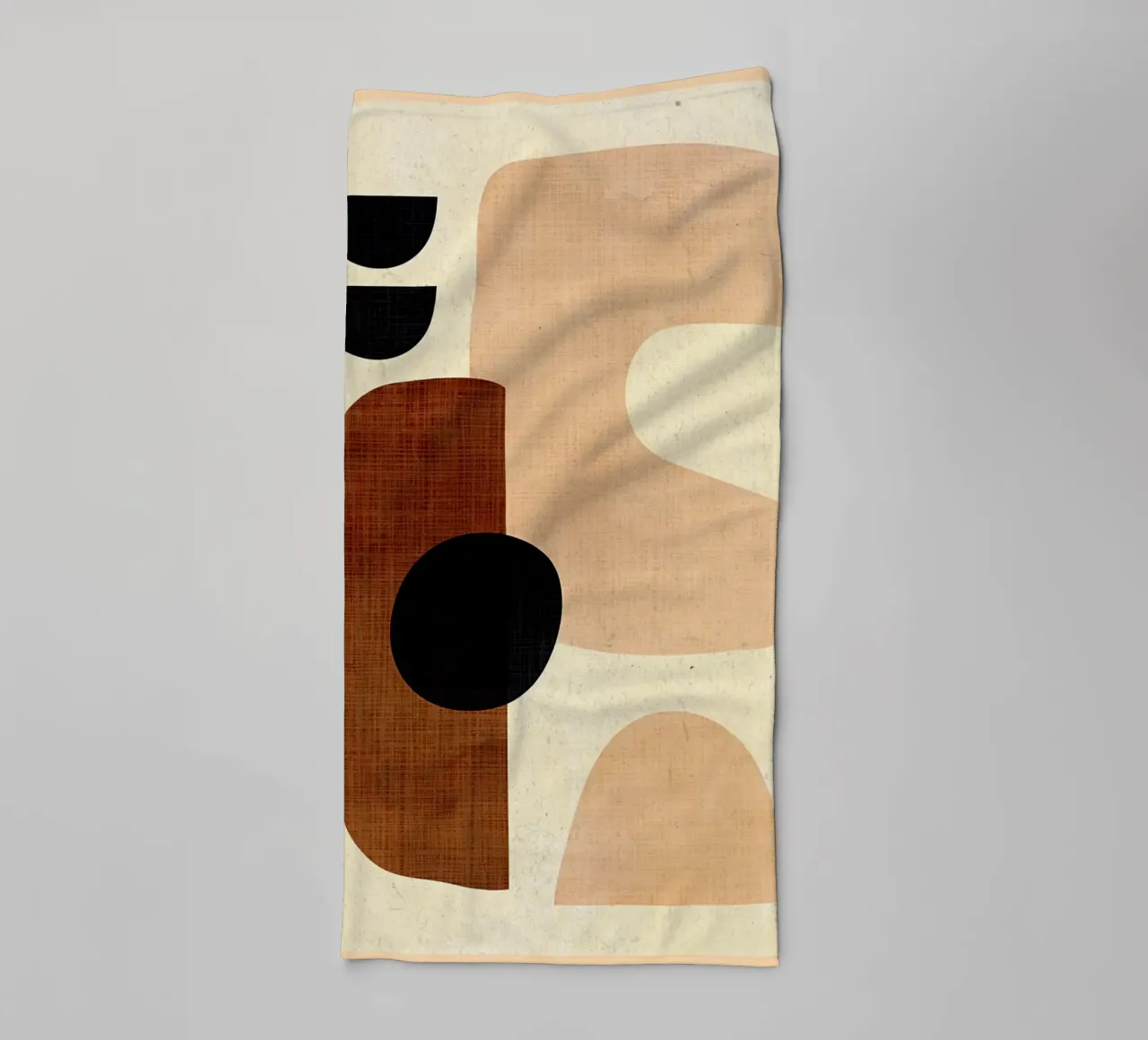 vormen abstracte vormen halve cirkels badhanddoek van CourtneyStudio