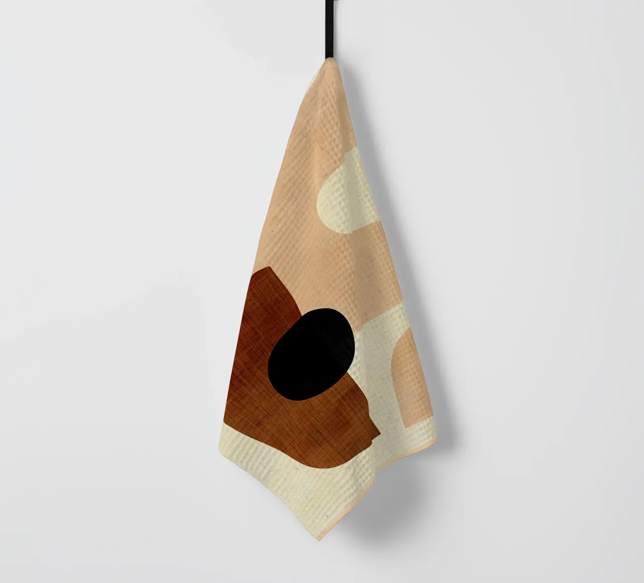 vormen abstracte vormen halve cirkels theedoek van CourtneyStudio
