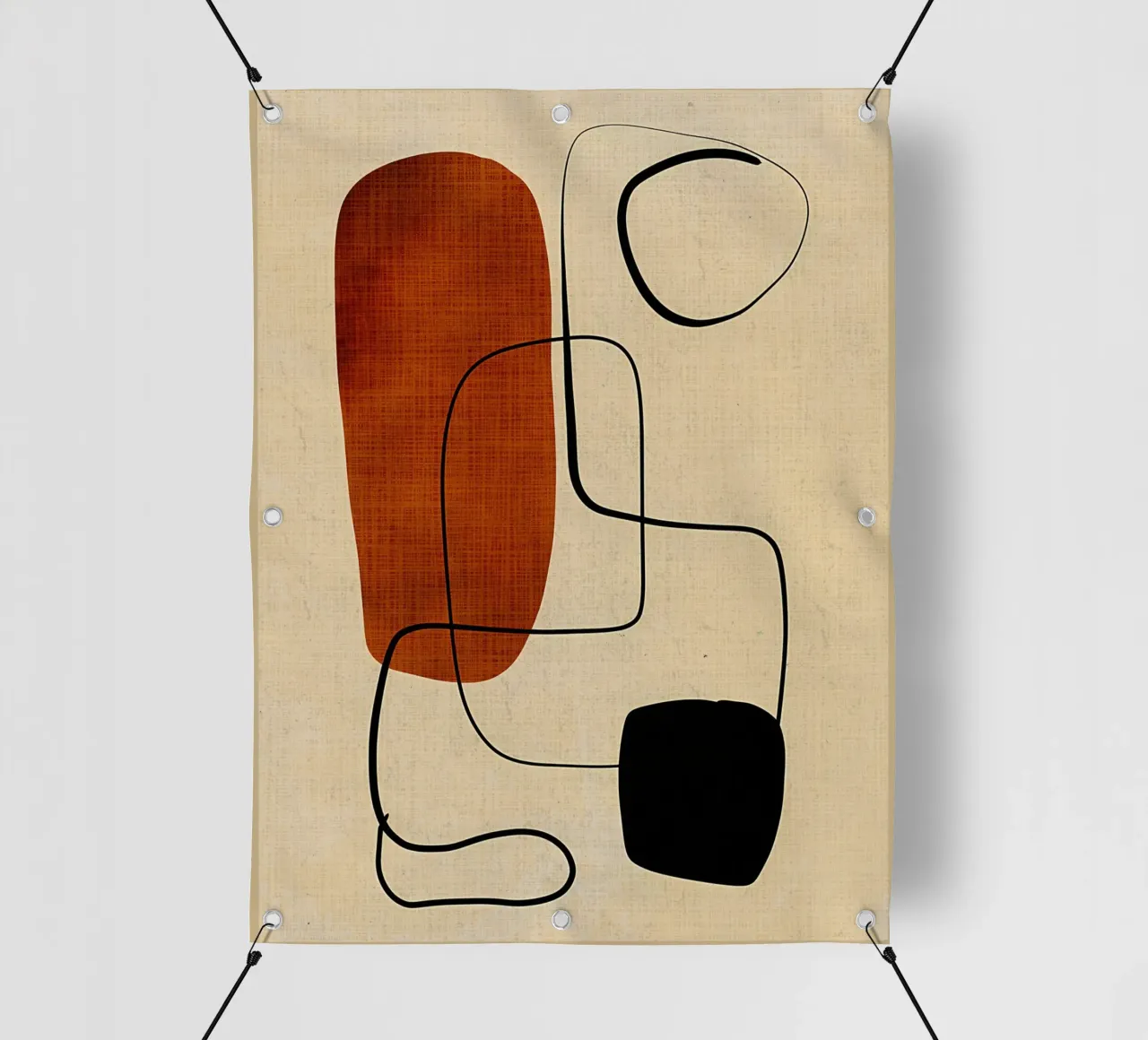 abstract shapes line rectangular shape pvc cover by CourtneyStudio
