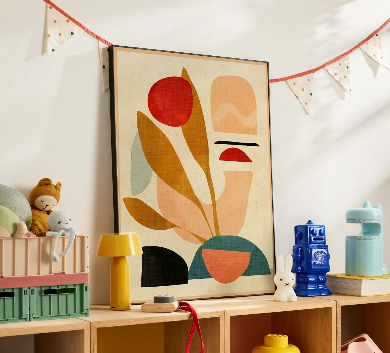 forme geometriche astratte alluminio dibond da CourtneyStudio
