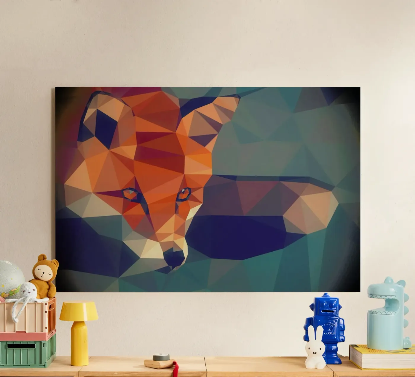 Vulpes vulpes acryl van Matěj Kašpar Jirásek