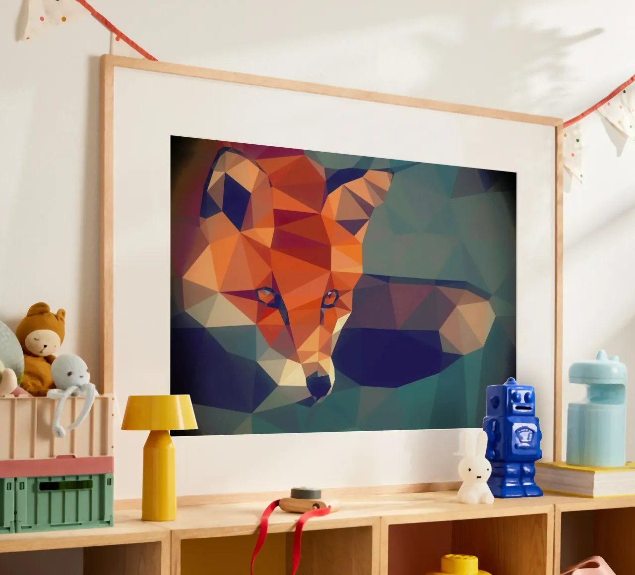 Vulpes vulpes poster con telaio in legno da Matěj Kašpar Jirásek