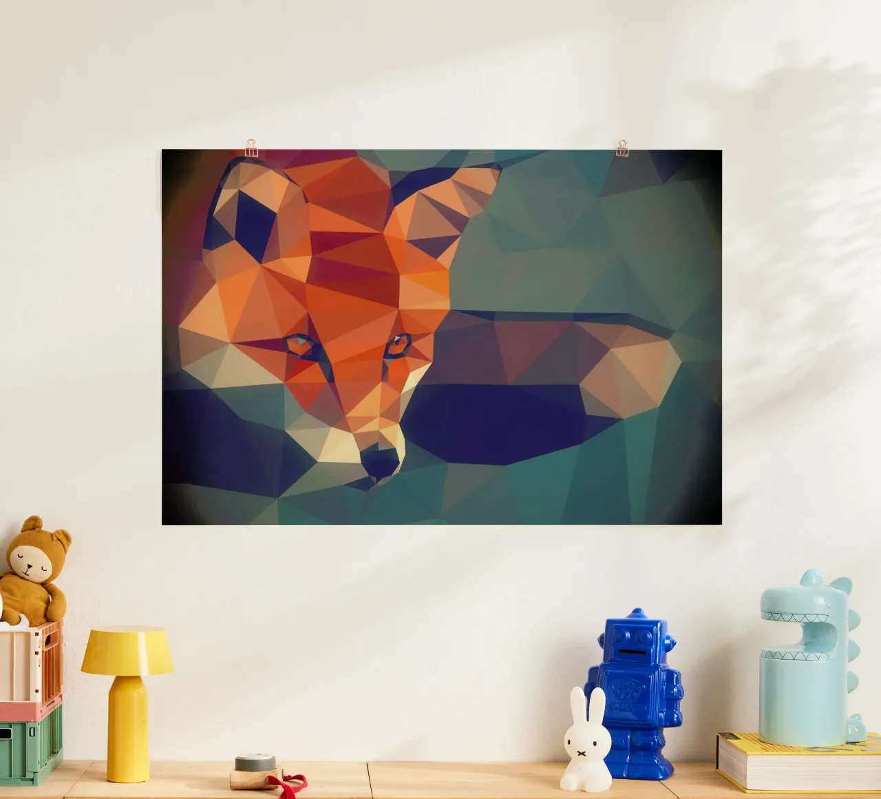Vulpes vulpes poster con telaio in legno da Matěj Kašpar Jirásek