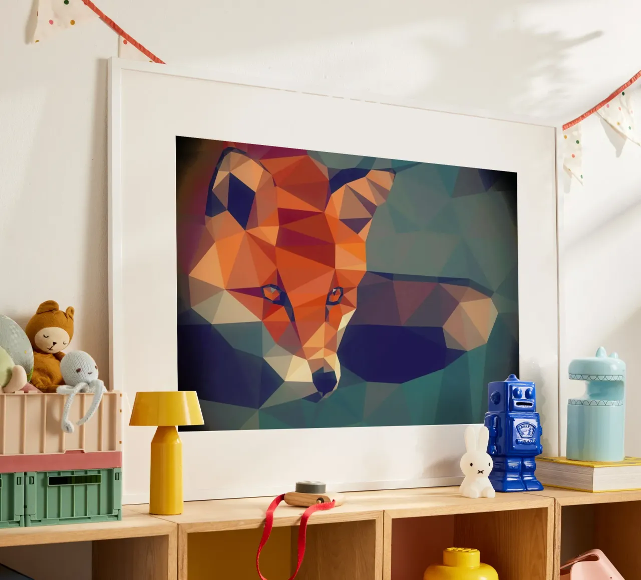 Vulpes vulpes poster con telaio in legno da Matěj Kašpar Jirásek