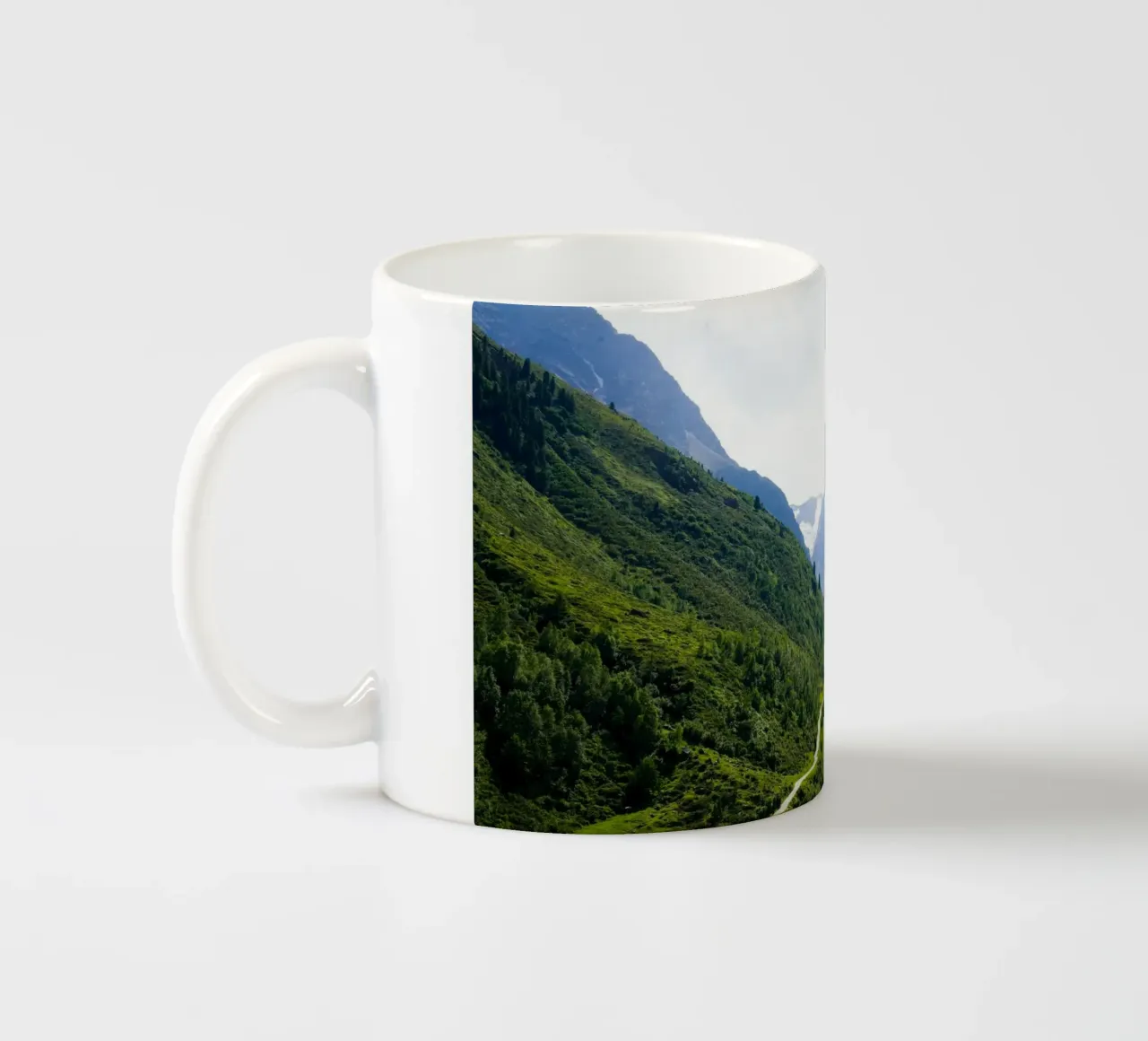 Das grüne Tal tazza in ceramica da Flo Klein
