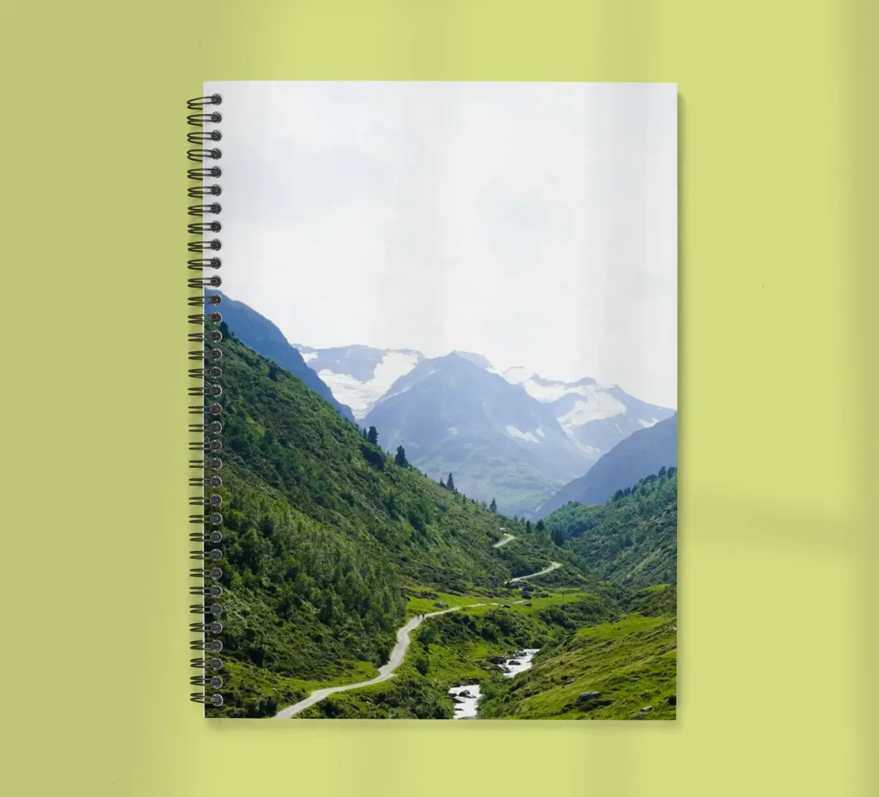 Das grüne Tal spiral notebook by Flo Klein