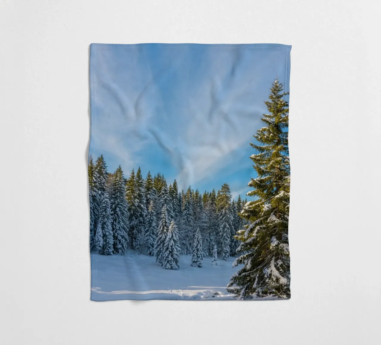 untouched snow serenity coperta in pile da Histrol
