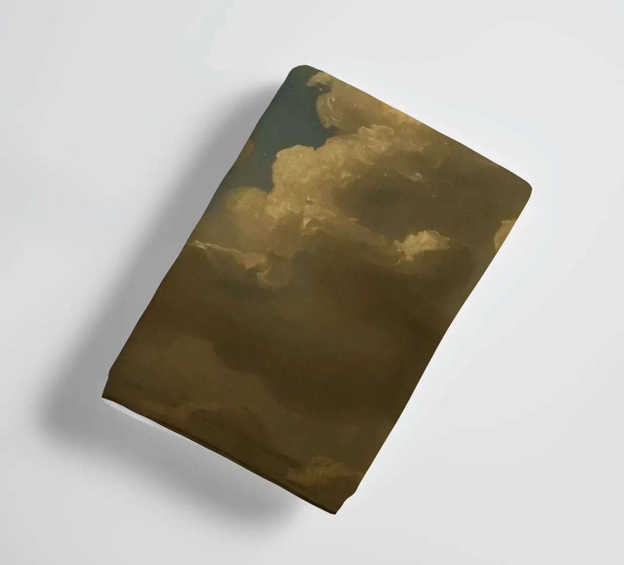 Moon illuminated by clouds in a nighttime sky towel by DesignDoodle