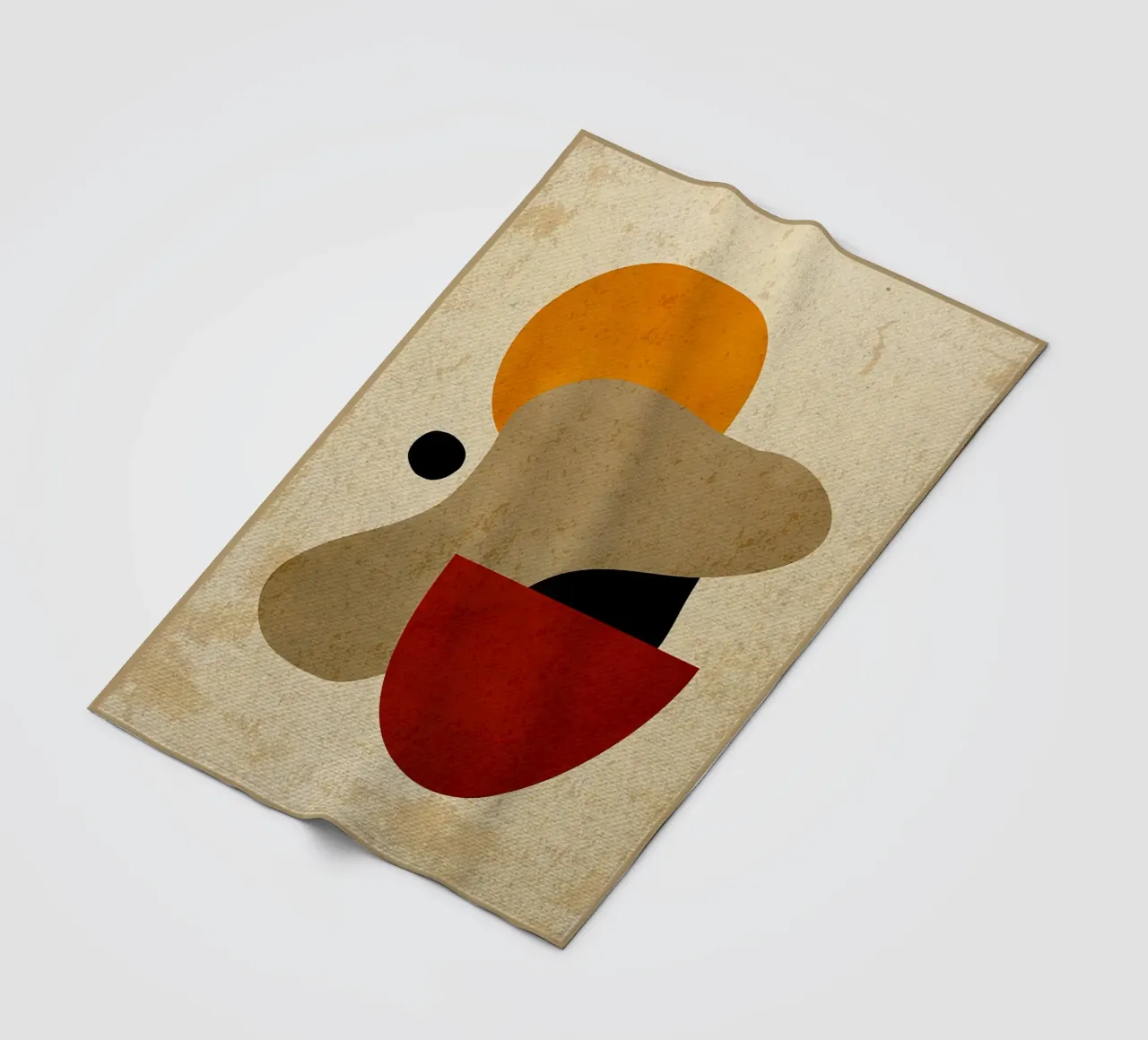 forme geometriche del cerchio coperta in pile da CourtneyStudio