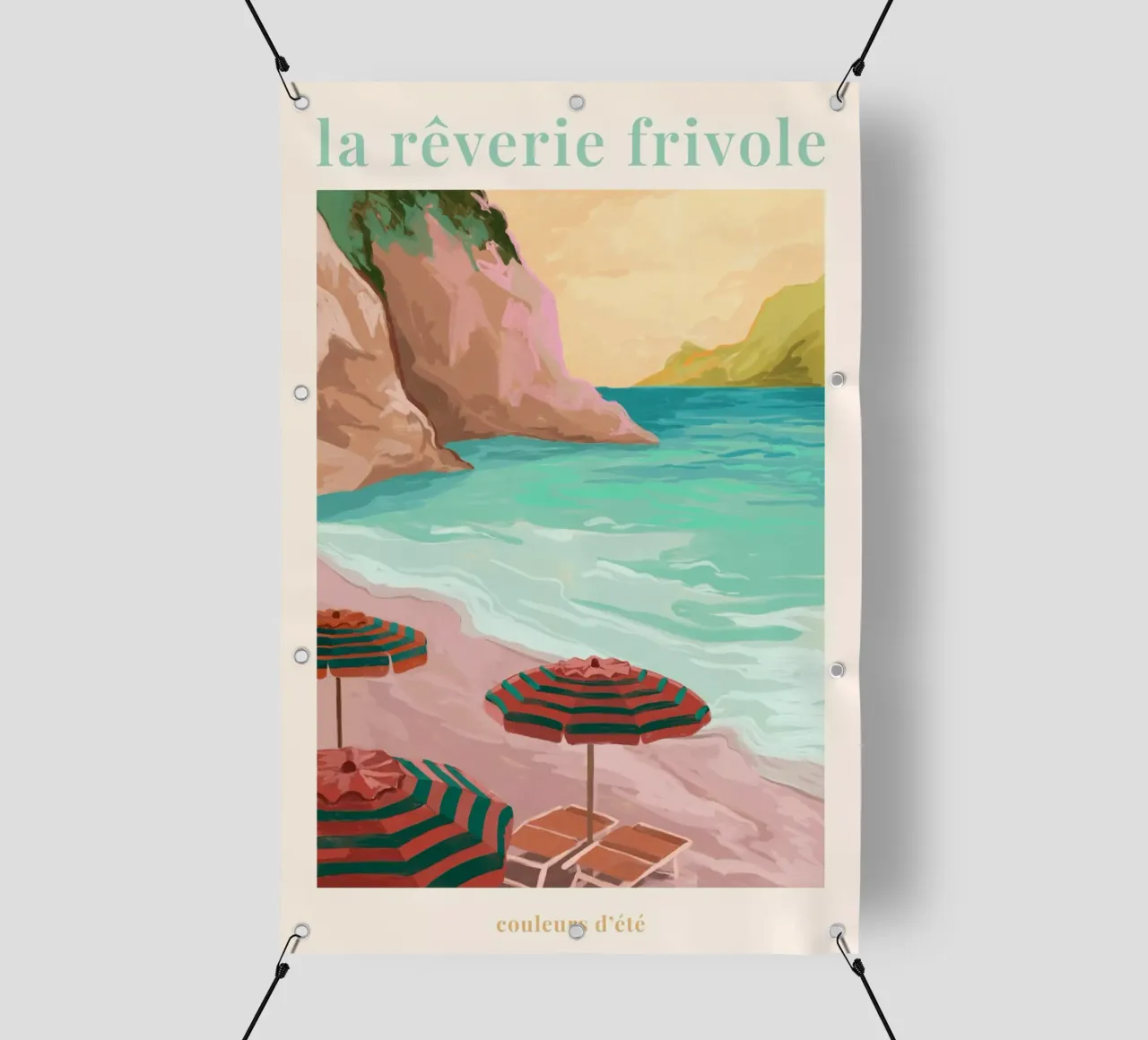 La Rêverie Frivole II telo in pvc da Goed Blauw