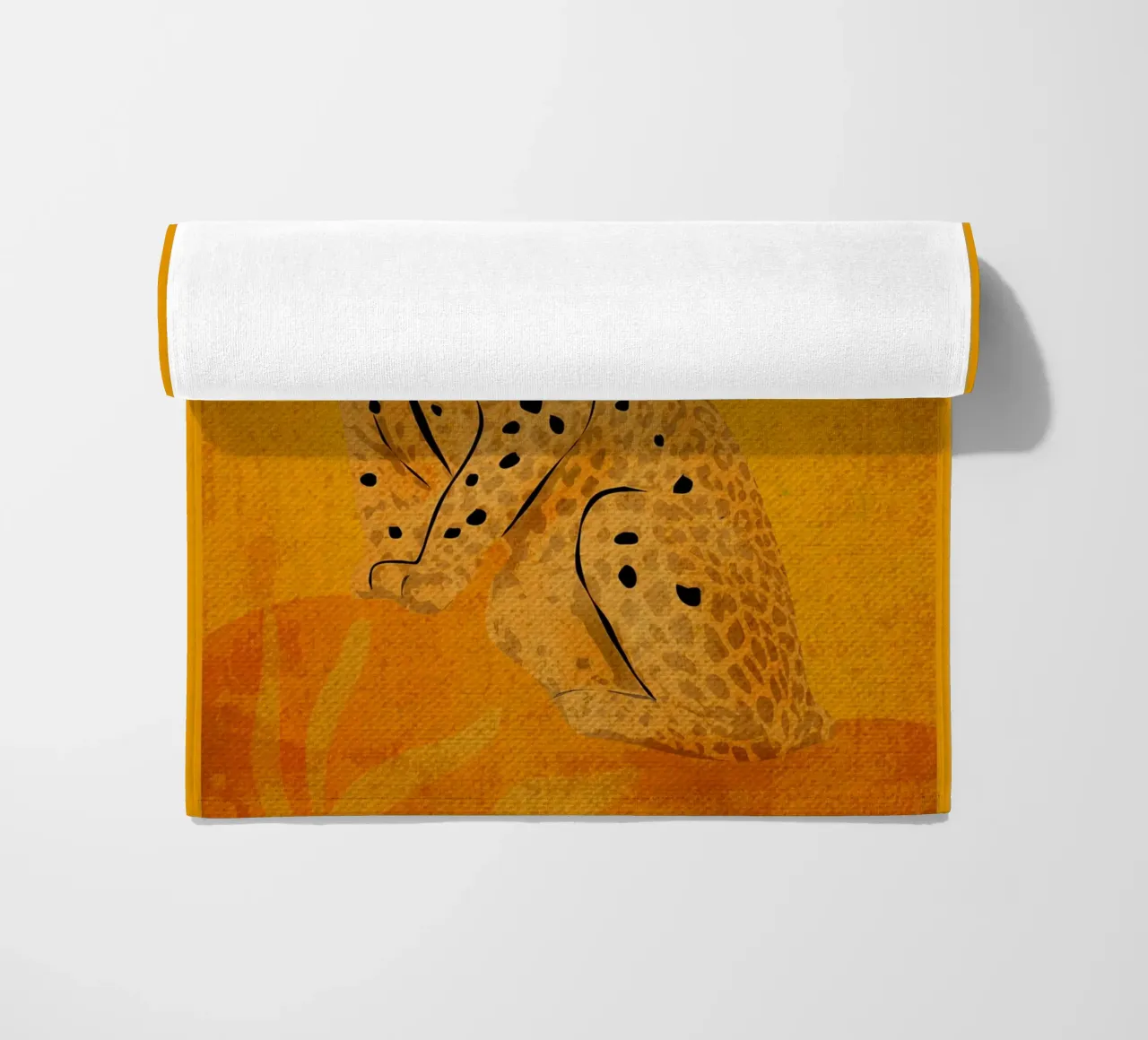 ghepardo grande gatto animale selvatico telo mare da CourtneyStudio