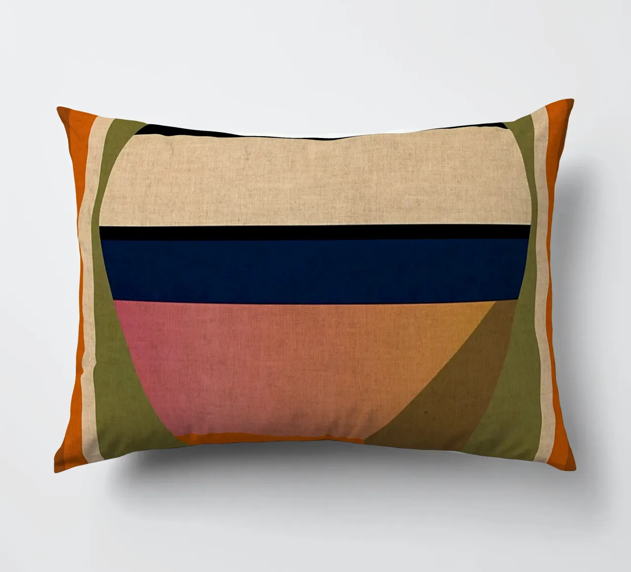 vaso strisce geometriche cuscino da CourtneyStudio
