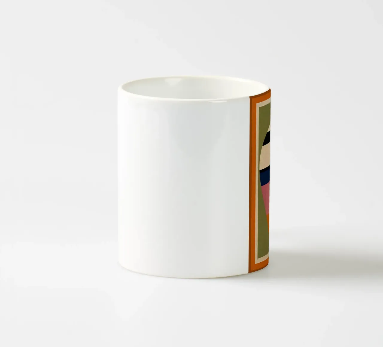 vaso strisce geometriche tazza in ceramica da CourtneyStudio