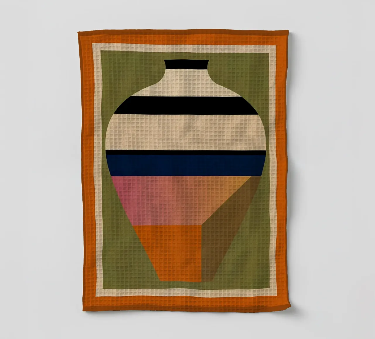 vaso strisce geometriche canovaccio da cucina da CourtneyStudio