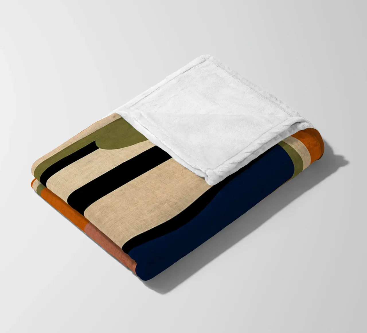 vaso strisce geometriche coperta in pile da CourtneyStudio