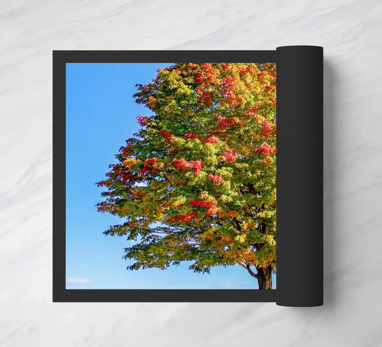 foliage leaves doormat by Histrol