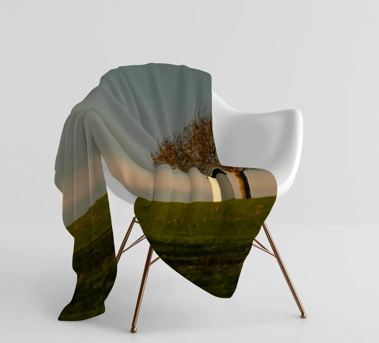 minimalist scene open space coperta in pile da Histrol