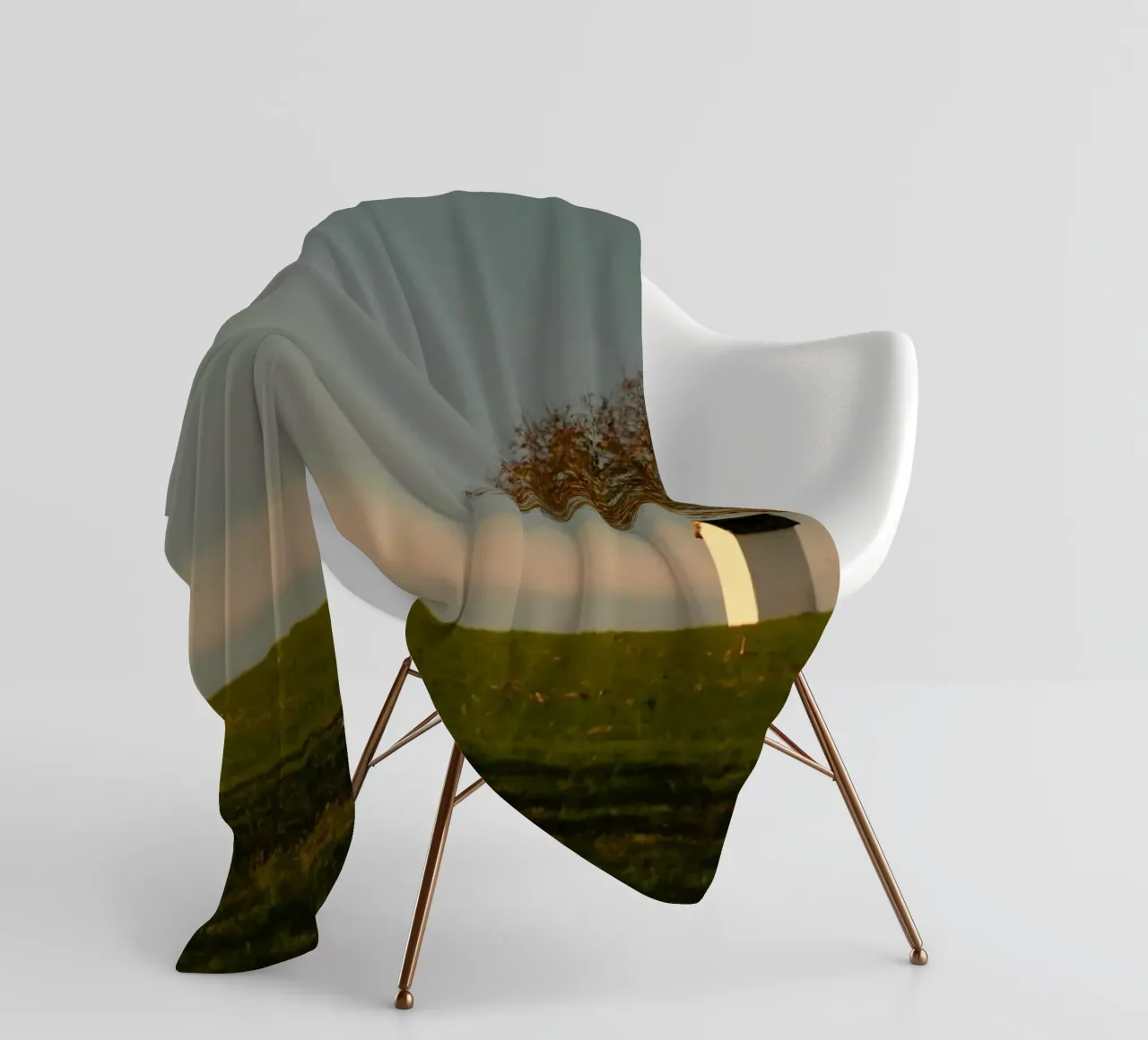 minimalist scene open space coperta in pile da Histrol