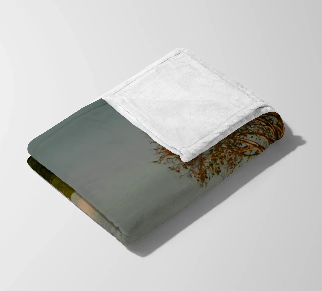 minimalist scene open space fleece blanket by Histrol