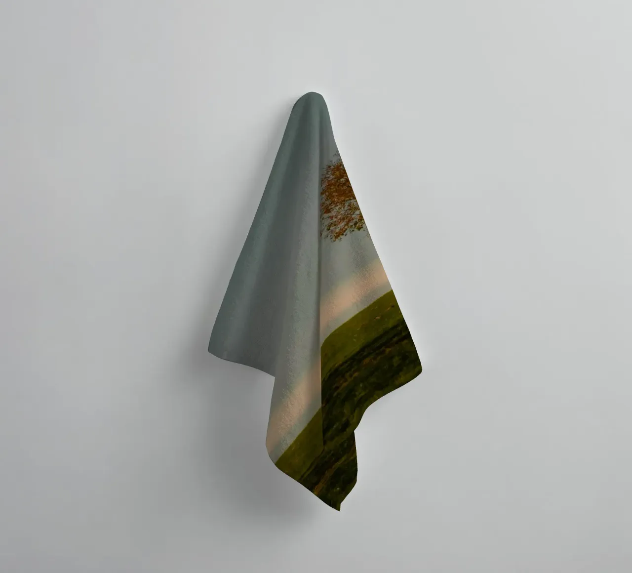 minimalist scene open space towel by Histrol