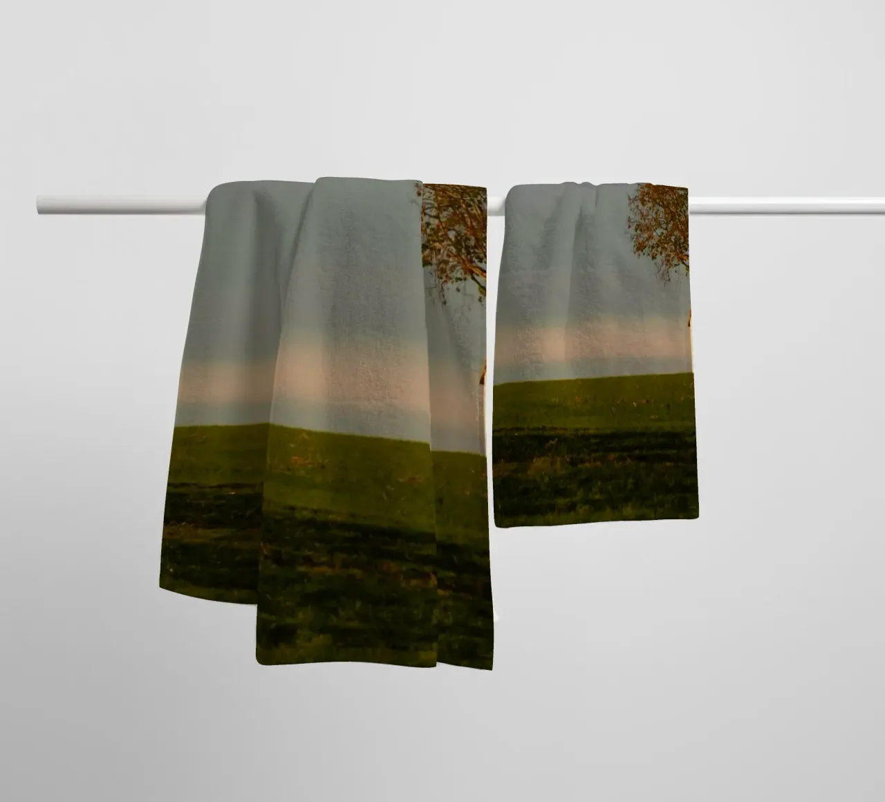 minimalist scene open space towel by Histrol