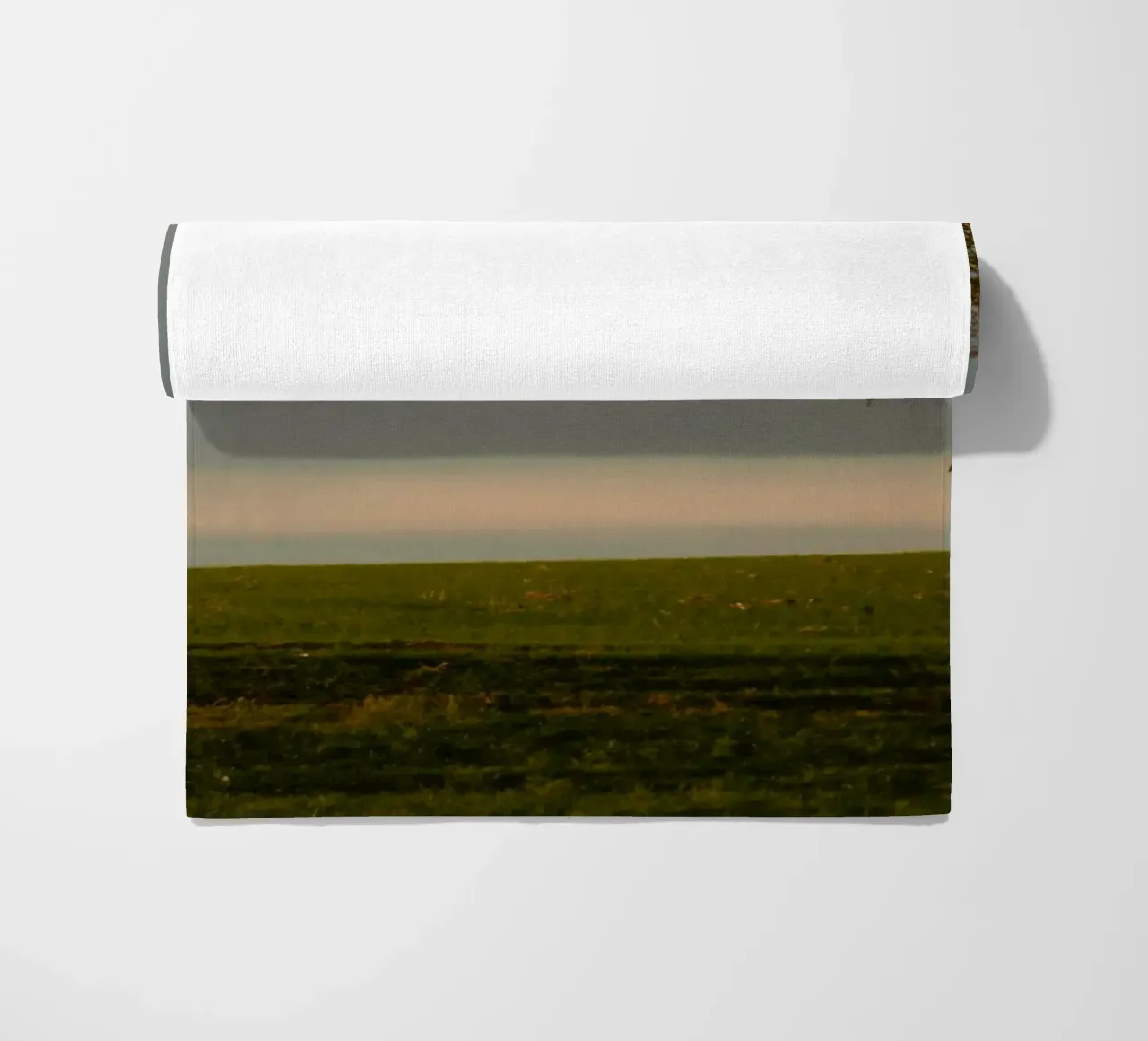 minimalist scene open space beach towel by Histrol