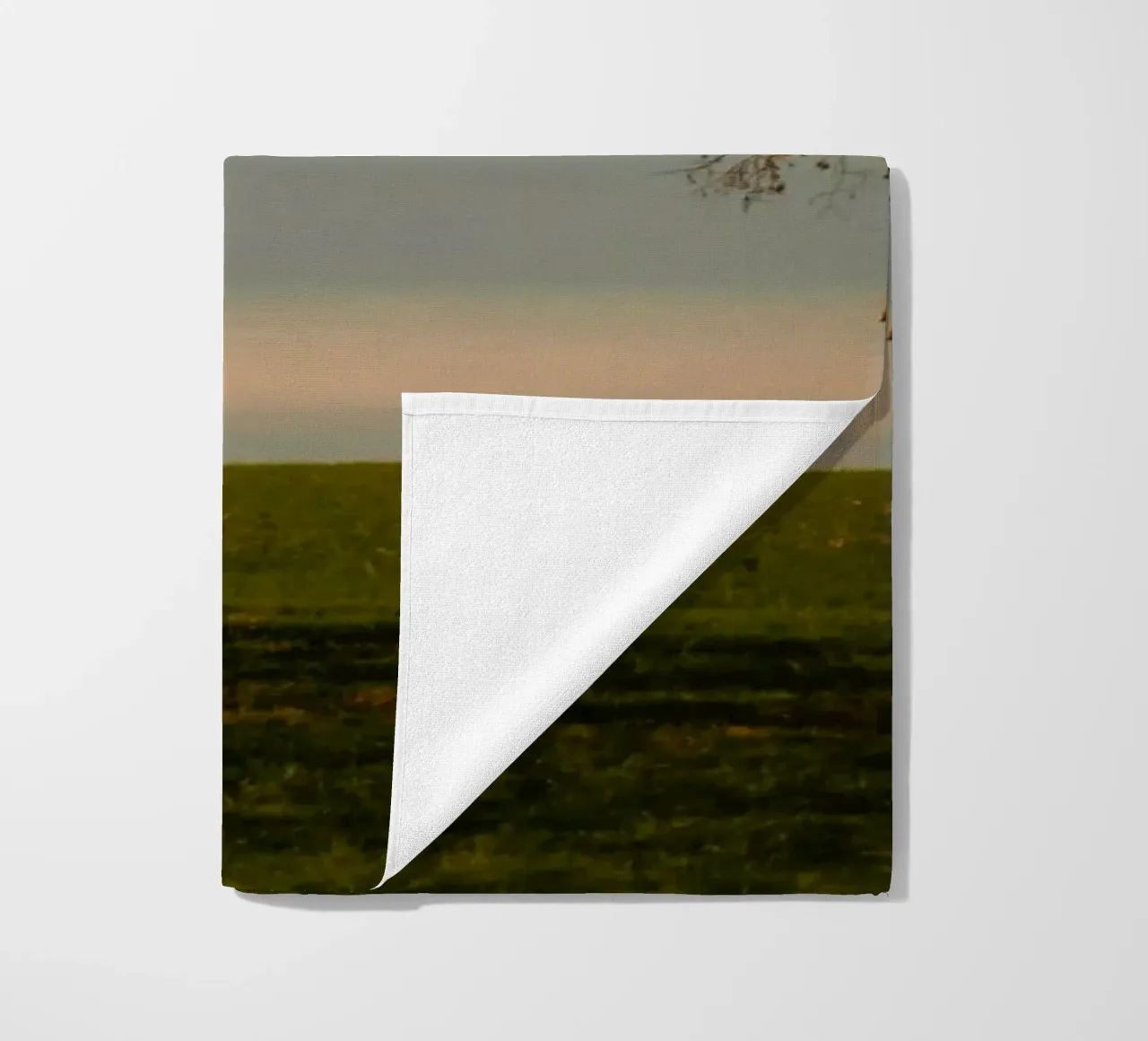 minimalist scene open space beach towel by Histrol