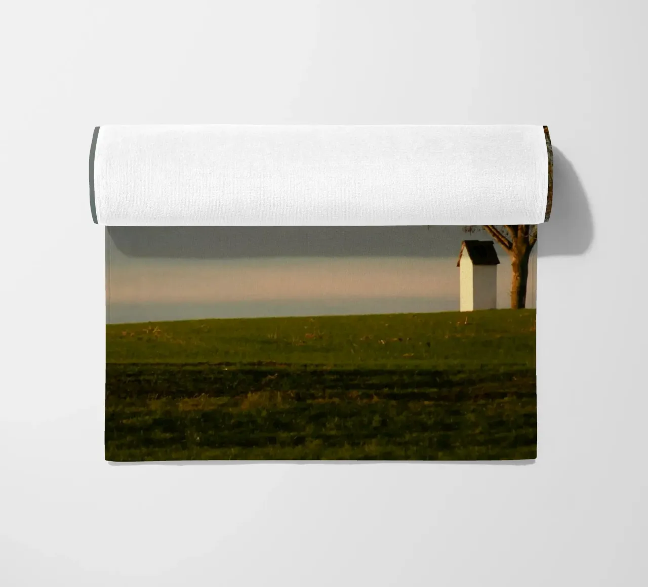 minimalist scene open space beach towel by Histrol