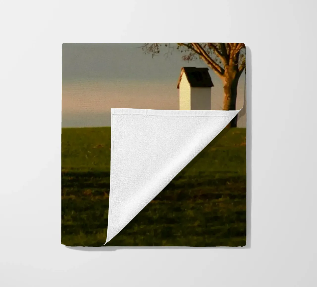 minimalist scene open space beach towel by Histrol