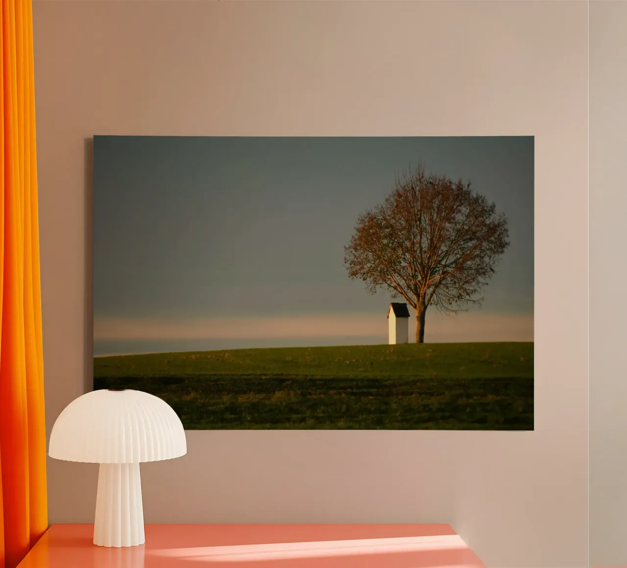 minimalist scene open space tela da Histrol