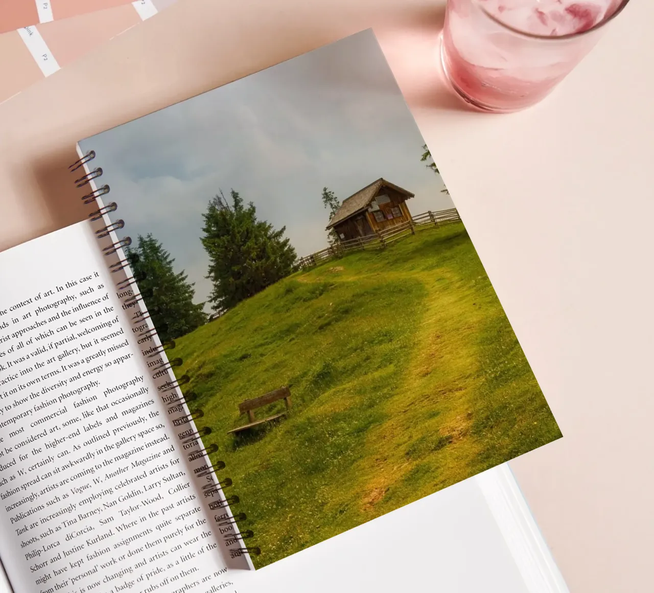 remote location nature spiral notebook by Histrol