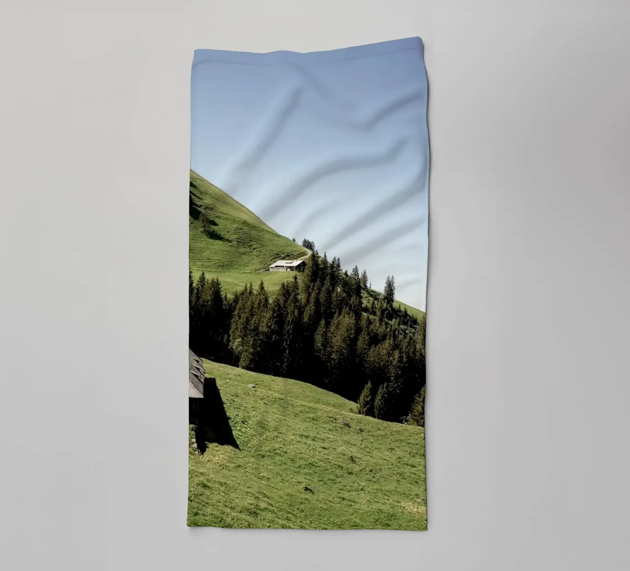 pasture meadow woodland towel by Histrol
