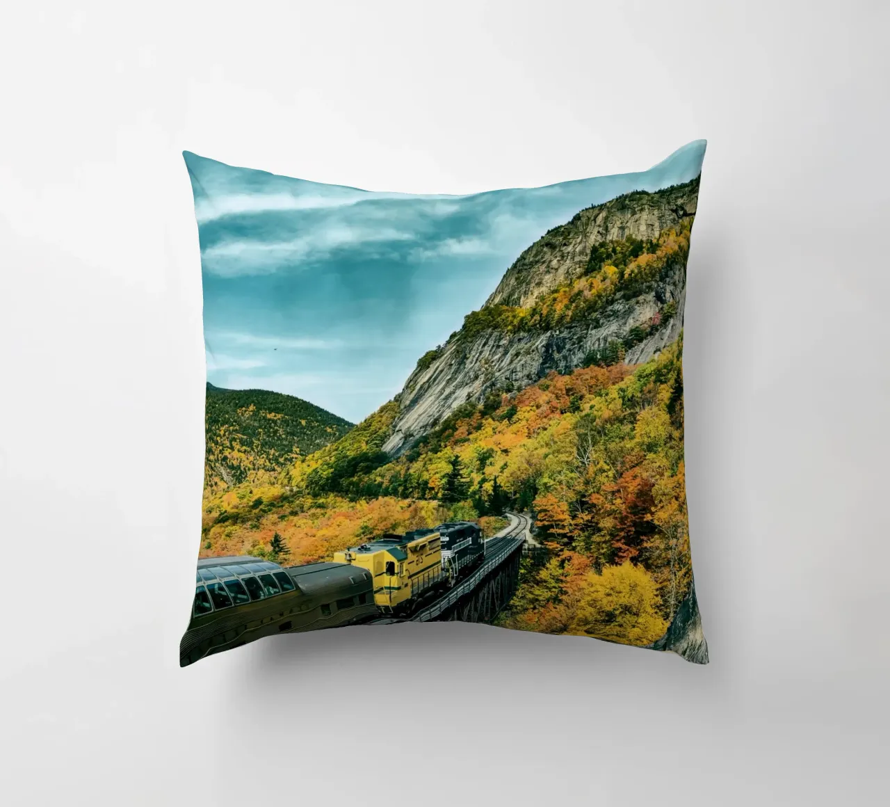 valley travel transportation decorative cushion by Histrol