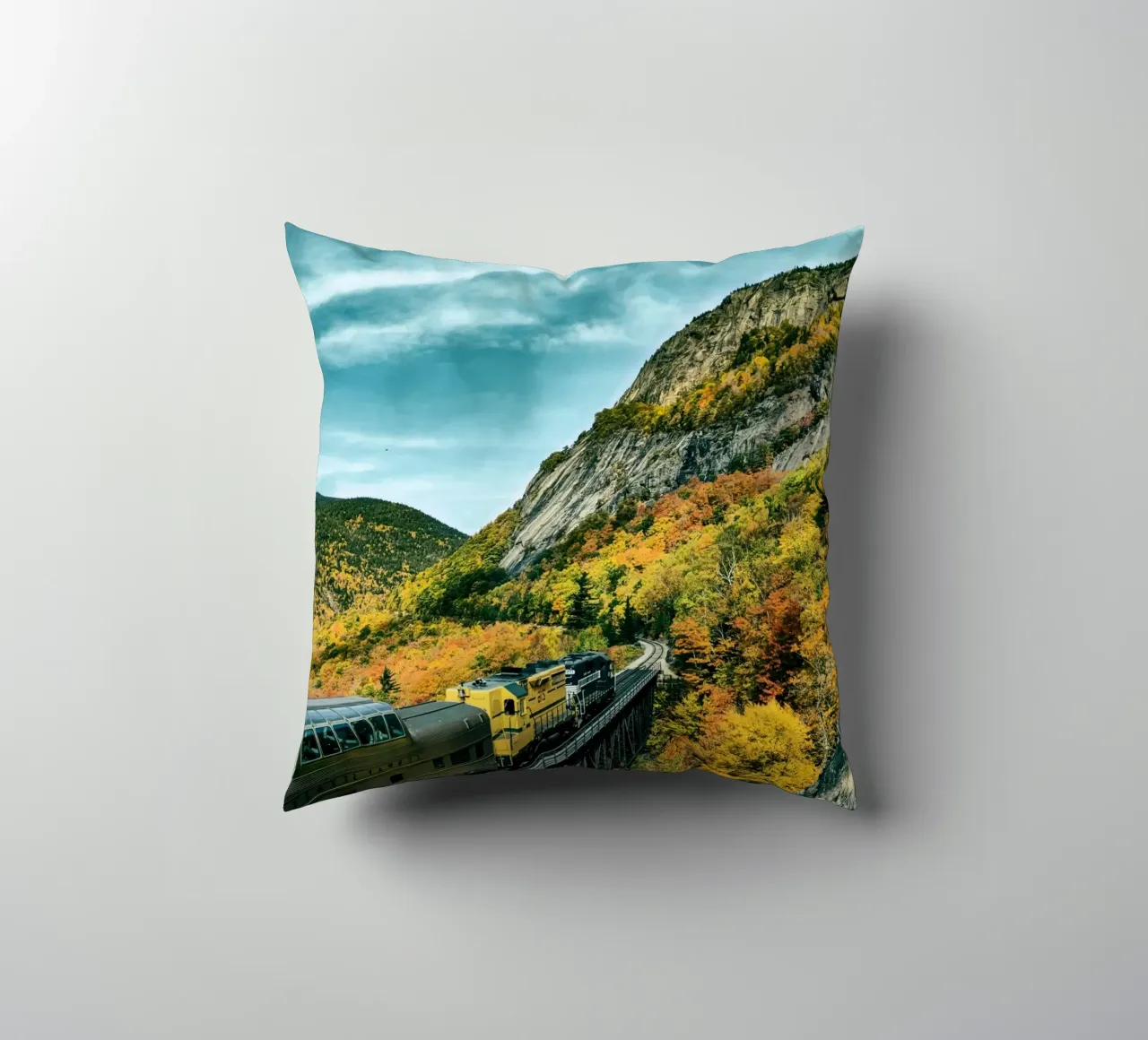 valley travel transportation decorative cushion by Histrol