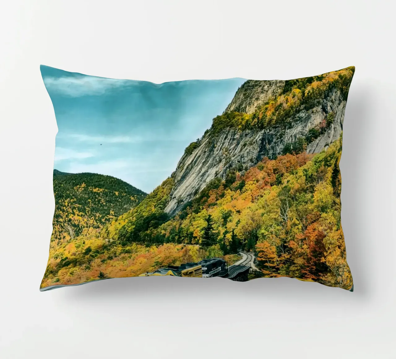 valley travel transportation decorative cushion by Histrol