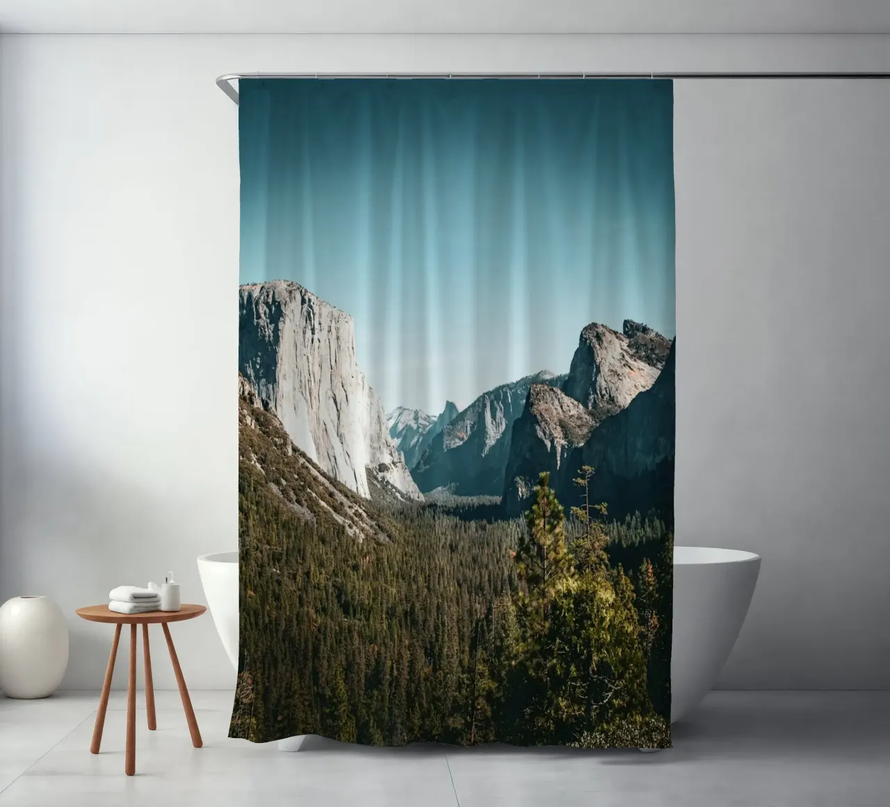 Yosemite Duschvorhang von Flo Klein