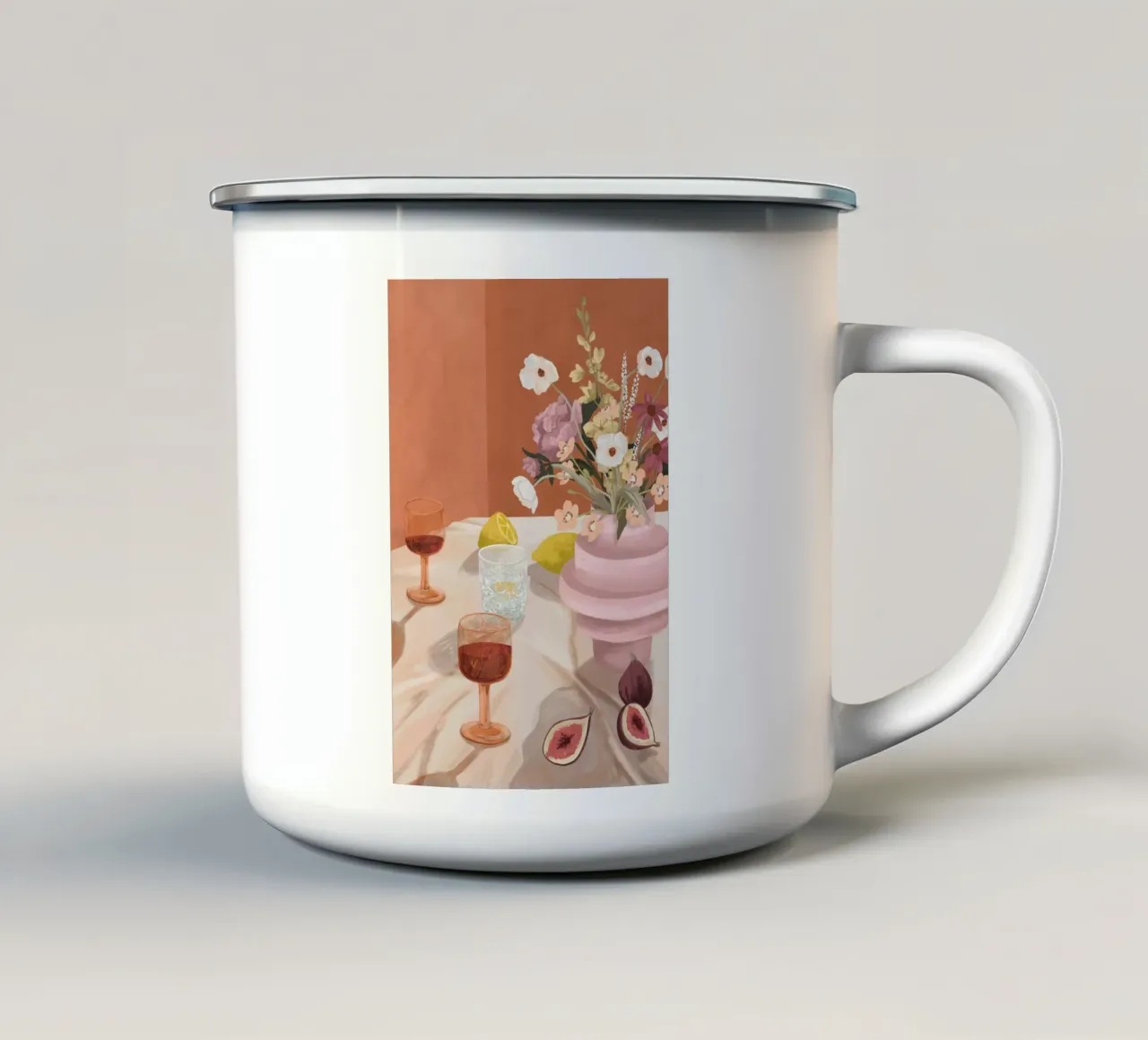 Frivolous Afternoon tazza in smalto da Goed Blauw