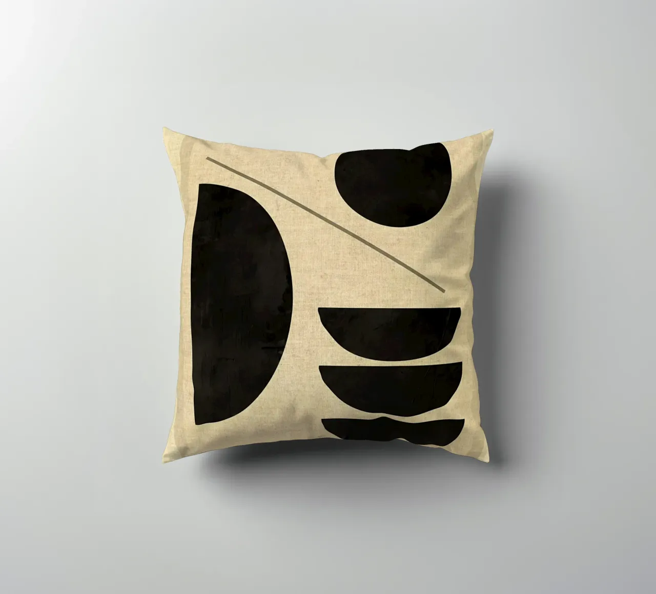 Forme astratte moderne e minimali cuscino da Edson Studio