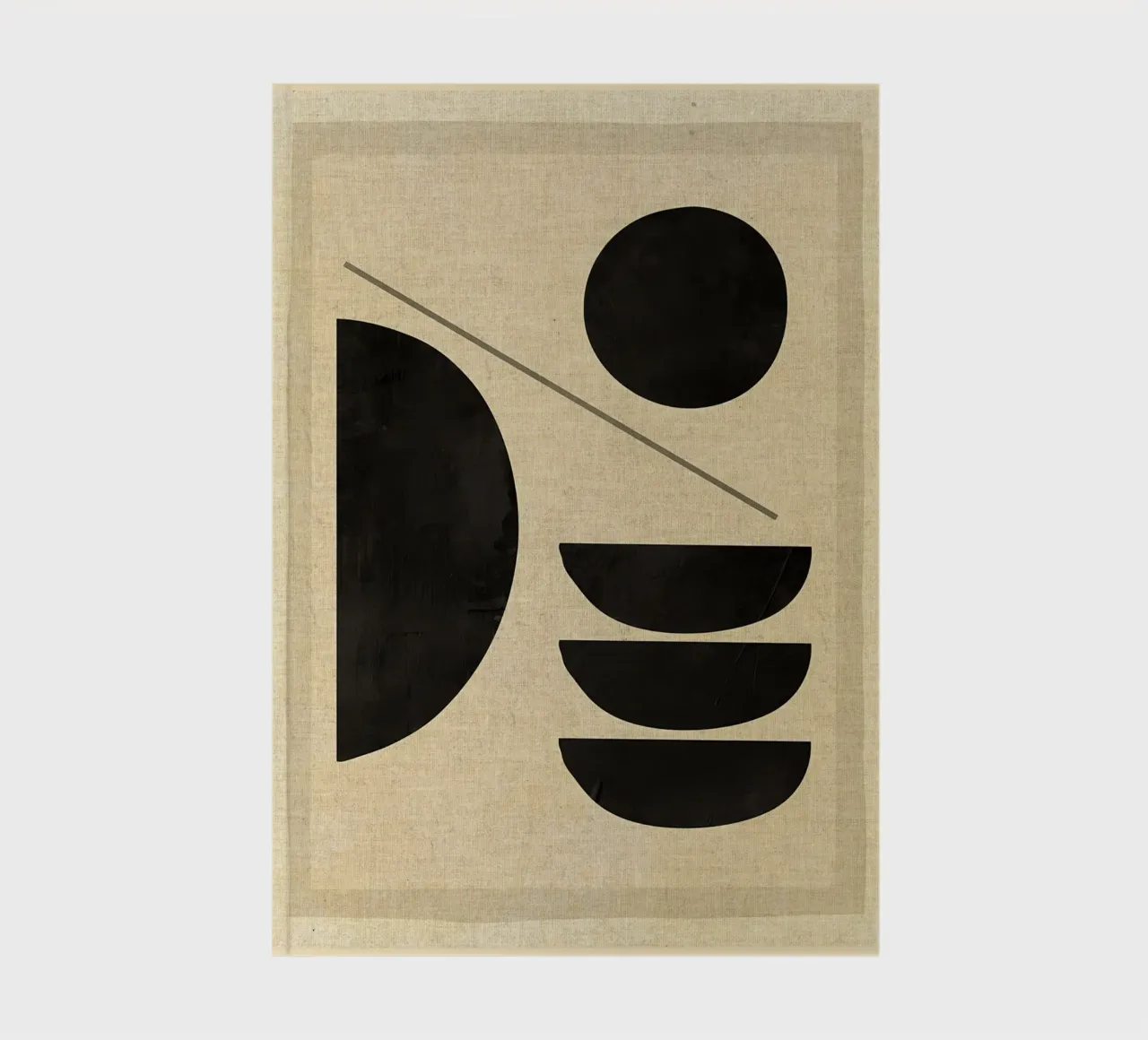 Modern Abstract Minimal Shapes notebook by Edson Studio