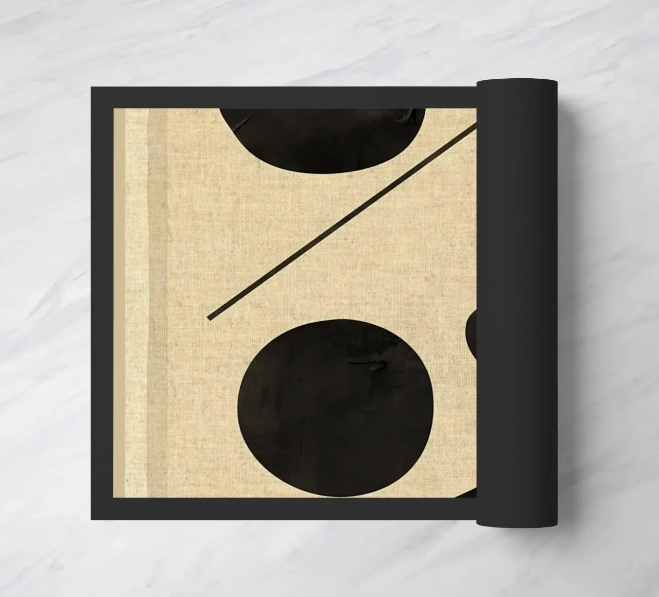 Forme astratte moderne e minimali zerbino da Edson Studio