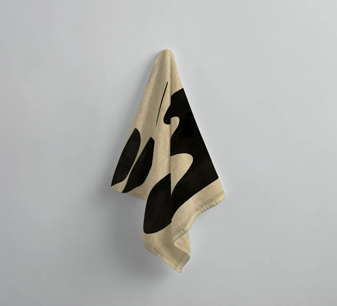 Modern Abstract Minimal Shapes towel by Edson Studio