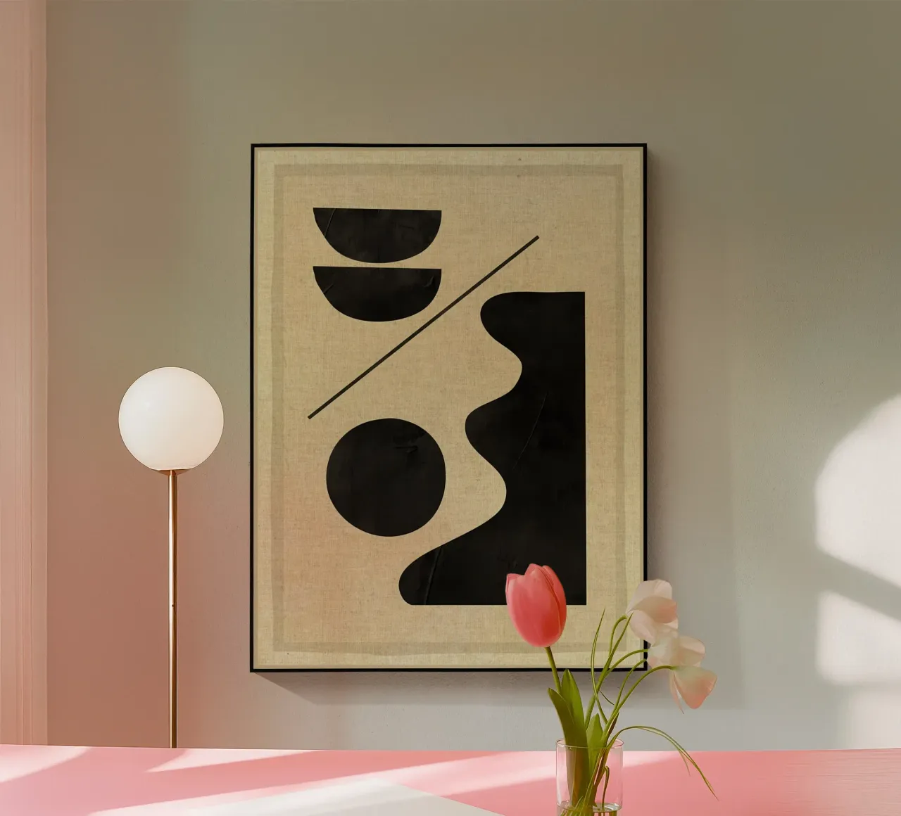 Forme astratte moderne e minimali plexiglass da Edson Studio